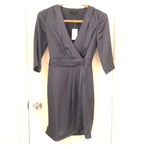 Sz 2 Gray Banana Republic Wrap Dress